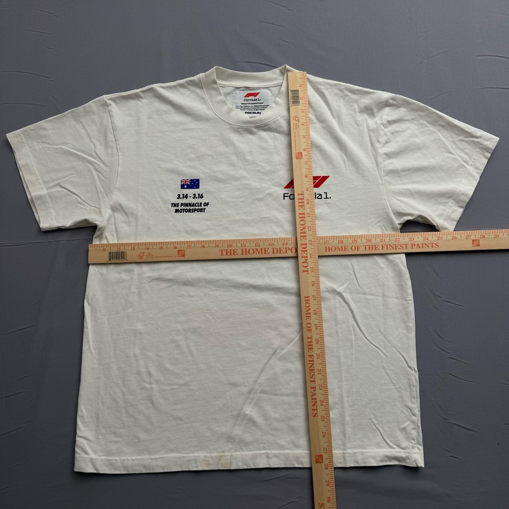 PacSun Formula 1 Melbourne Australia 2025 Official Licensed Shirt White Size L - Picture 8 of 8